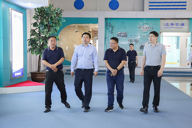 德州市政府黨組成員、副市長陳海明蒞臨亞太集團參觀調(diào)研