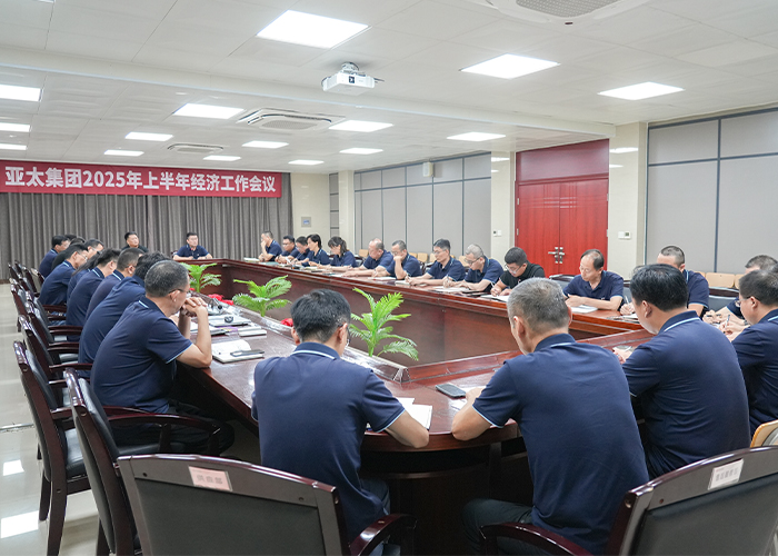 亞太集團召開2025年上半年經(jīng)濟工作會議